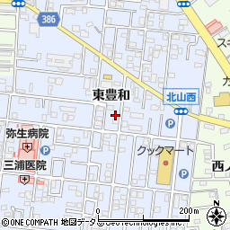 愛知県豊橋市弥生町東豊和140周辺の地図