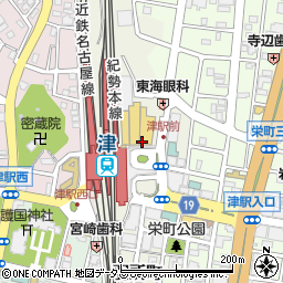 三重県庁環境生活部　ダイバーシティ社会推進課多文化共生班周辺の地図
