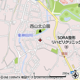 静岡県浜松市中央区西山町1240周辺の地図