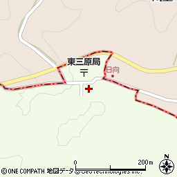 岡山県井原市芳井町東三原1068周辺の地図