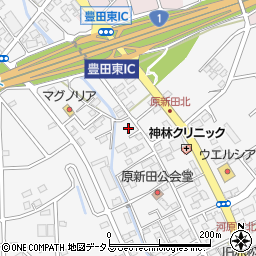 静岡県磐田市富丘841-4周辺の地図