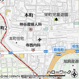 大阪府門真市本町29-20周辺の地図