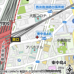 エフビットコミュニケーションズ株式会社　大阪支店周辺の地図