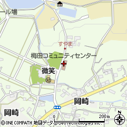 梅田コミュニティセンター周辺の地図