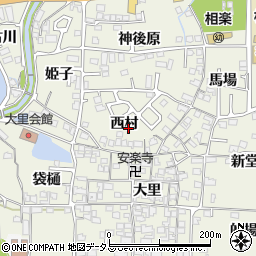京都府木津川市相楽西村24周辺の地図