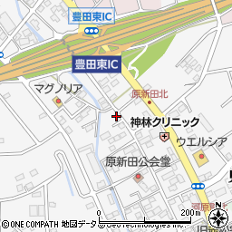 静岡県磐田市富丘841-1周辺の地図