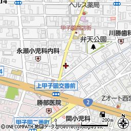レディエント　甲子園口店周辺の地図