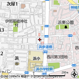 有限会社阪神冷機周辺の地図