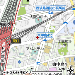 エフビットコミュニケーションズ株式会社　エコスカスタマー大阪周辺の地図