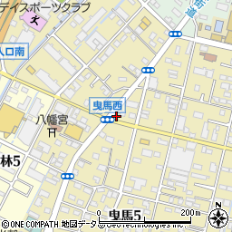 おもちゃの店　コダマ周辺の地図