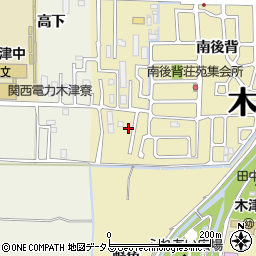 京都府木津川市木津南後背124-5周辺の地図