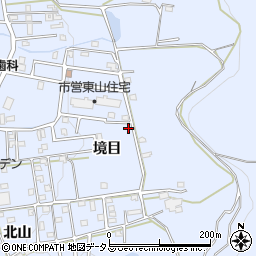 愛知県豊橋市大岩町北山周辺の地図