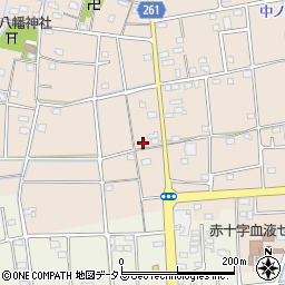 静岡県浜松市中央区中里町517周辺の地図