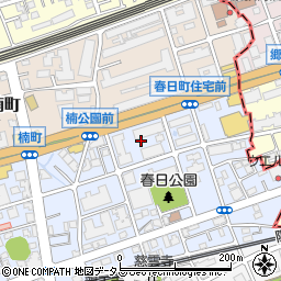 兵庫県芦屋市春日町14周辺の地図