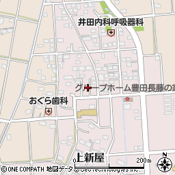 静岡県磐田市上新屋578周辺の地図