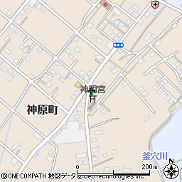 静岡県浜松市中央区神原町1219周辺の地図