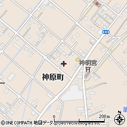 静岡県浜松市中央区神原町820周辺の地図