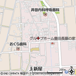 静岡県磐田市上新屋584周辺の地図