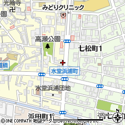 兵庫県尼崎市西立花町3丁目1-10周辺の地図