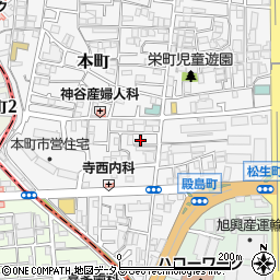 大阪府門真市本町29-2周辺の地図