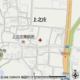 三重県伊賀市上之庄周辺の地図