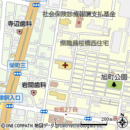 三重トヨタ自動車本店桜橋サービスセンター周辺の地図