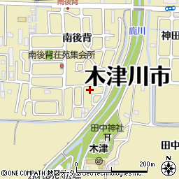 京都府木津川市木津南後背198-8周辺の地図