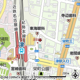 三菱電機株式会社　三重支店周辺の地図