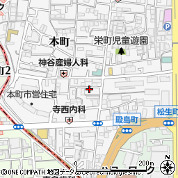大阪府門真市本町29-22周辺の地図