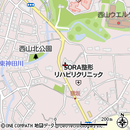 静岡県浜松市中央区西山町340周辺の地図