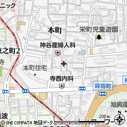 大阪府門真市本町29-15周辺の地図