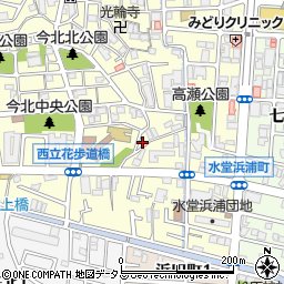 兵庫県尼崎市西立花町3丁目11-11周辺の地図