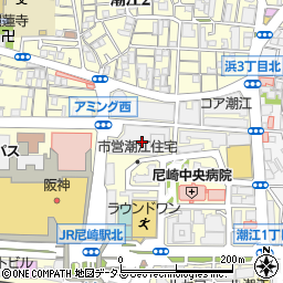 餃子の王将・ＪＲ尼崎駅前店周辺の地図