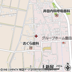 静岡県磐田市上新屋565周辺の地図