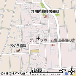 静岡県磐田市上新屋583周辺の地図