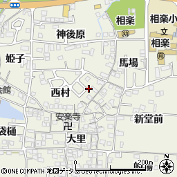 京都府木津川市相楽西村51周辺の地図