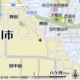 京都府木津川市木津神田51周辺の地図