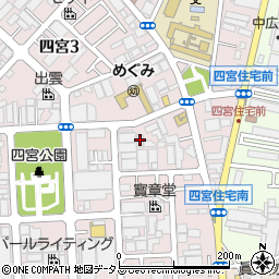 北川倉庫周辺の地図