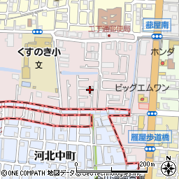 大阪府四條畷市二丁通町10周辺の地図