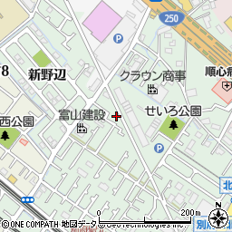 兵庫県加古川市別府町別府929-1周辺の地図