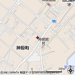 静岡県浜松市中央区神原町816周辺の地図