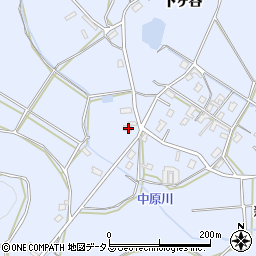 愛知県豊橋市雲谷町上ノ山75周辺の地図