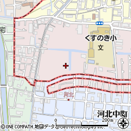 大阪府四條畷市二丁通町31周辺の地図