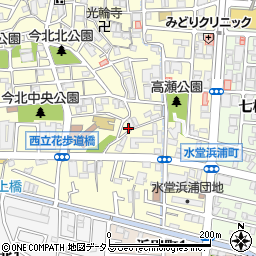 兵庫県尼崎市西立花町3丁目11-10周辺の地図