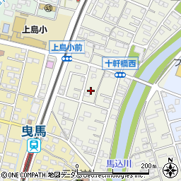静岡県浜松市中央区十軒町113周辺の地図