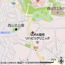 静岡県浜松市中央区西山町336周辺の地図
