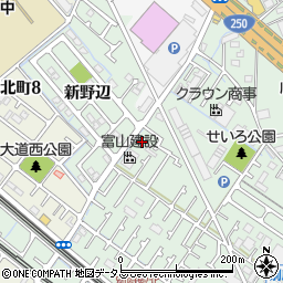 兵庫県加古川市別府町別府931-3周辺の地図