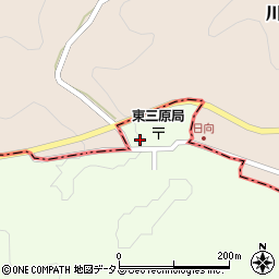 岡山県井原市芳井町東三原1262周辺の地図