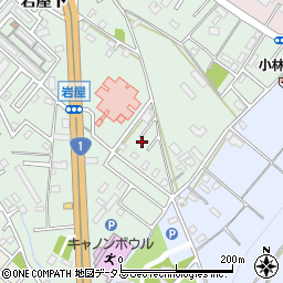 愛知県豊橋市岩屋町岩屋下43周辺の地図