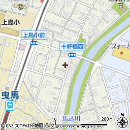 静岡県浜松市中央区十軒町144周辺の地図
